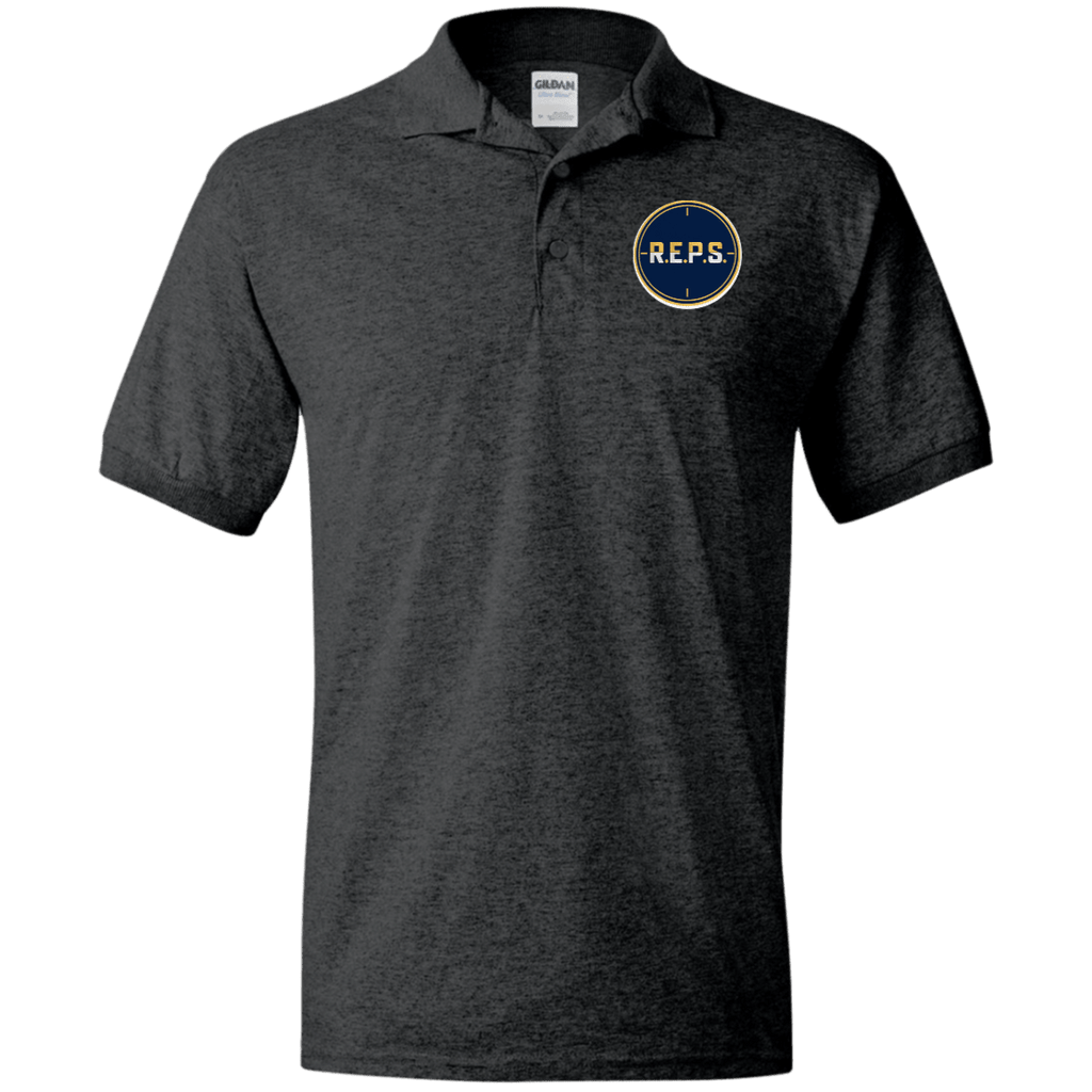 R.E.P.S. Performance Polo – Dark Heather - R.E.P.S. Apparel by Travis Sanders