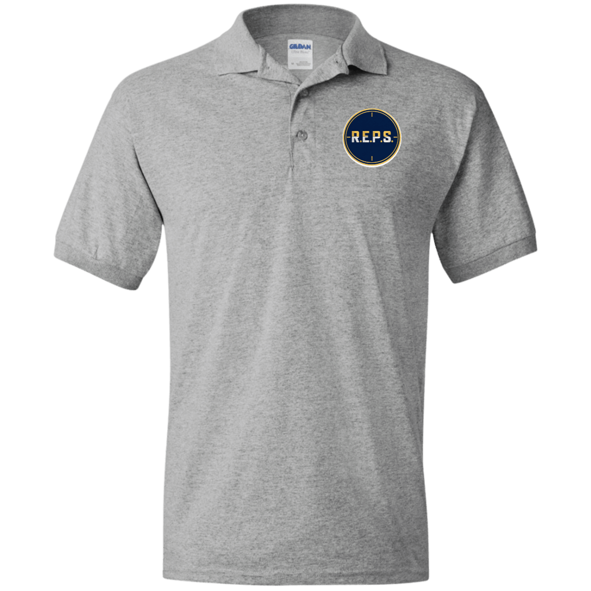 R.E.P.S. Performance Polo – Dark Heather - R.E.P.S. Apparel by Travis Sanders