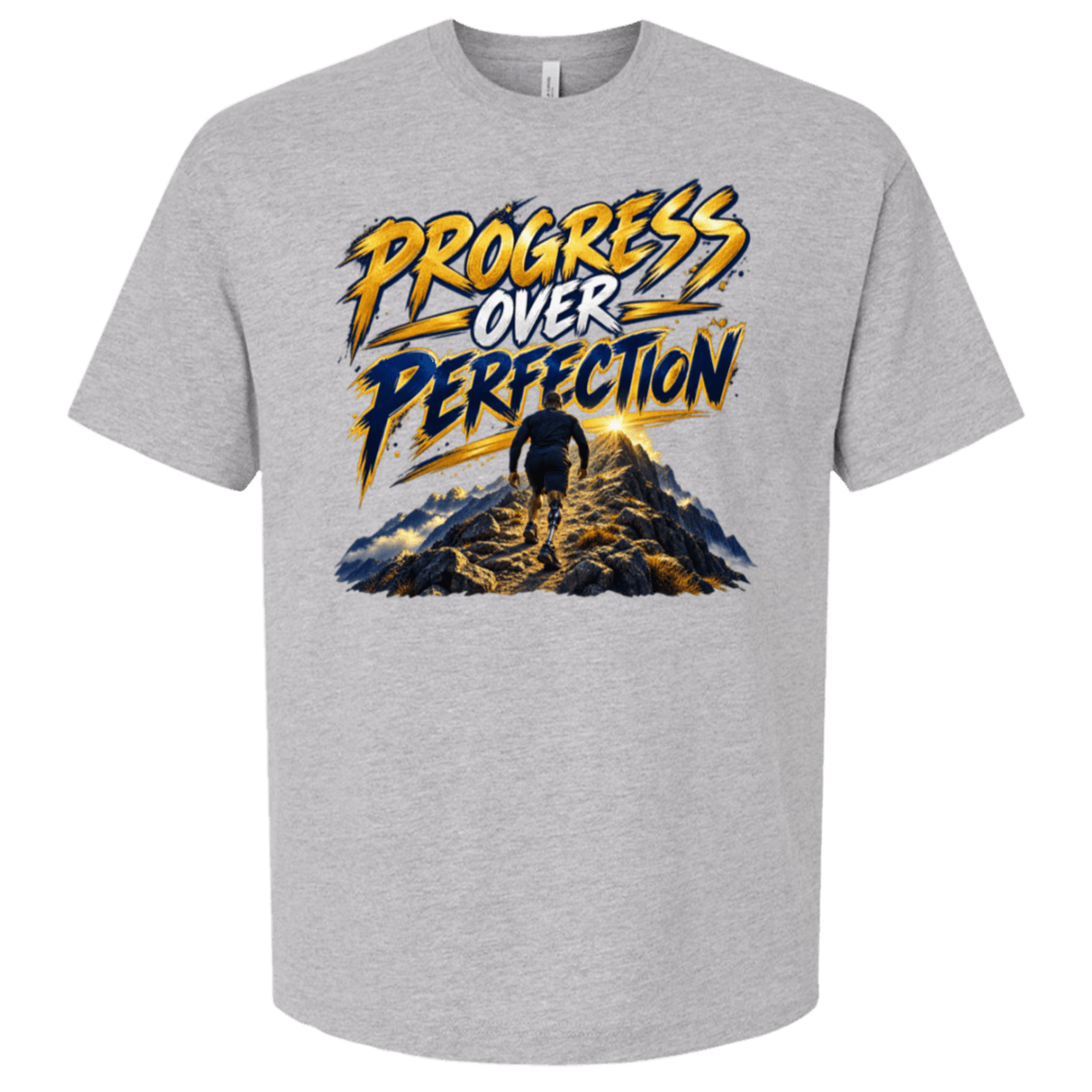 Progress Over Perfection Oversized Heavyweight Tee - R.E.P.S. Apparel by Travis Sanders