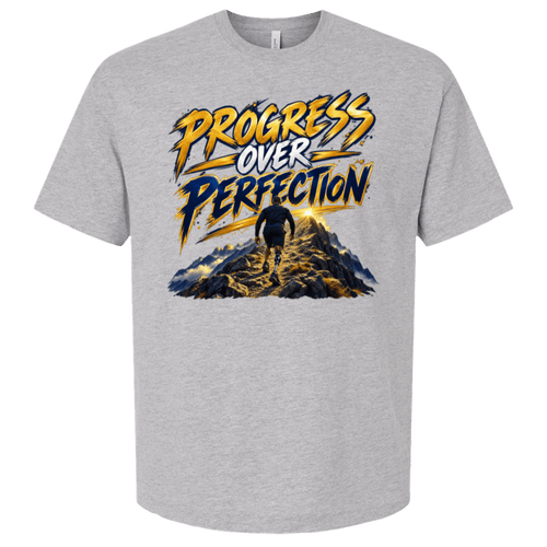 Progress Over Perfection Oversized Heavyweight Tee - R.E.P.S. Apparel by Travis Sanders