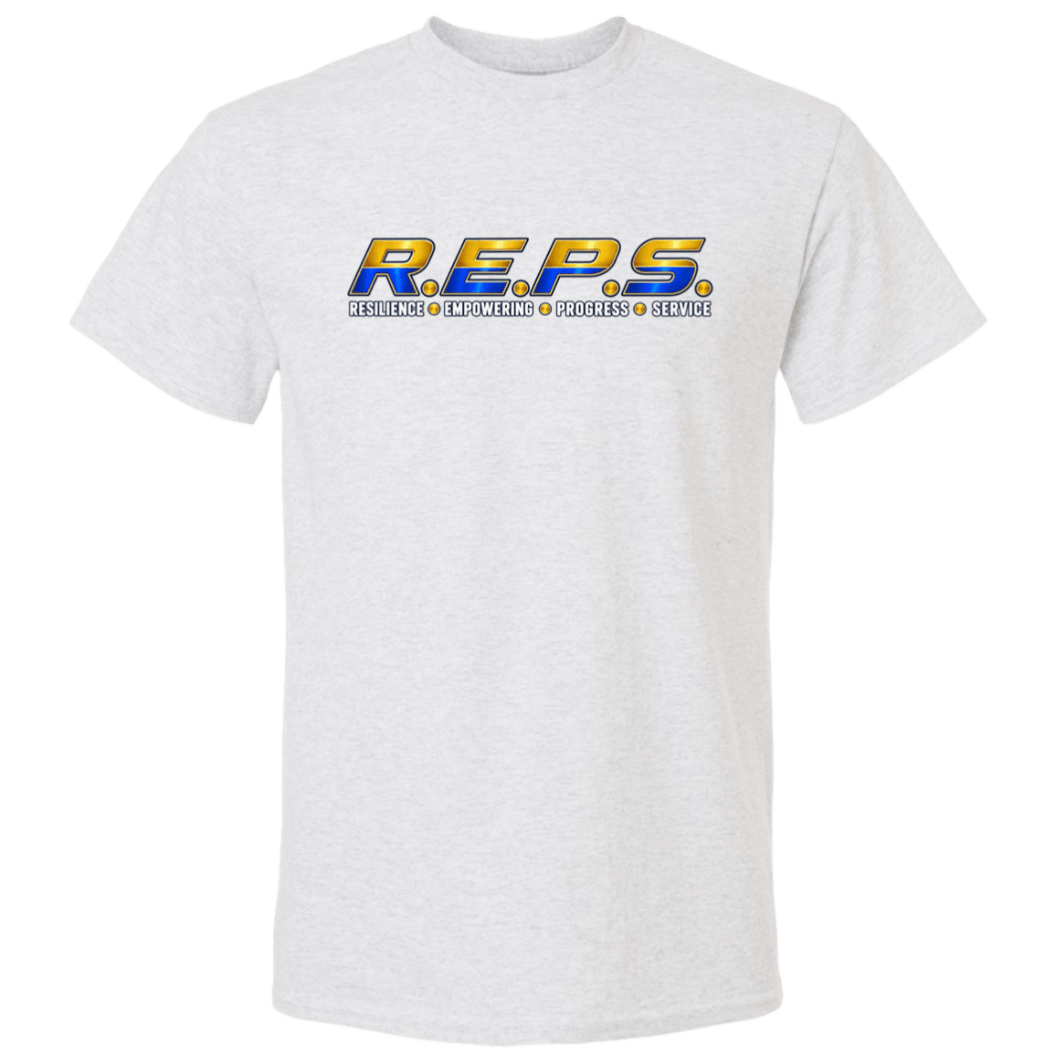 R.E.P.S. Blue & Gold DryBlend Performance Tee - R.E.P.S. Apparel by Travis Sanders