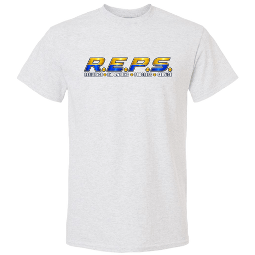 R.E.P.S. Blue & Gold DryBlend Performance Tee - R.E.P.S. Apparel by Travis Sanders